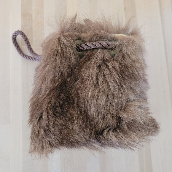 Kangaroo Fur Mini Bag. Vintage - Picture 4 of 8